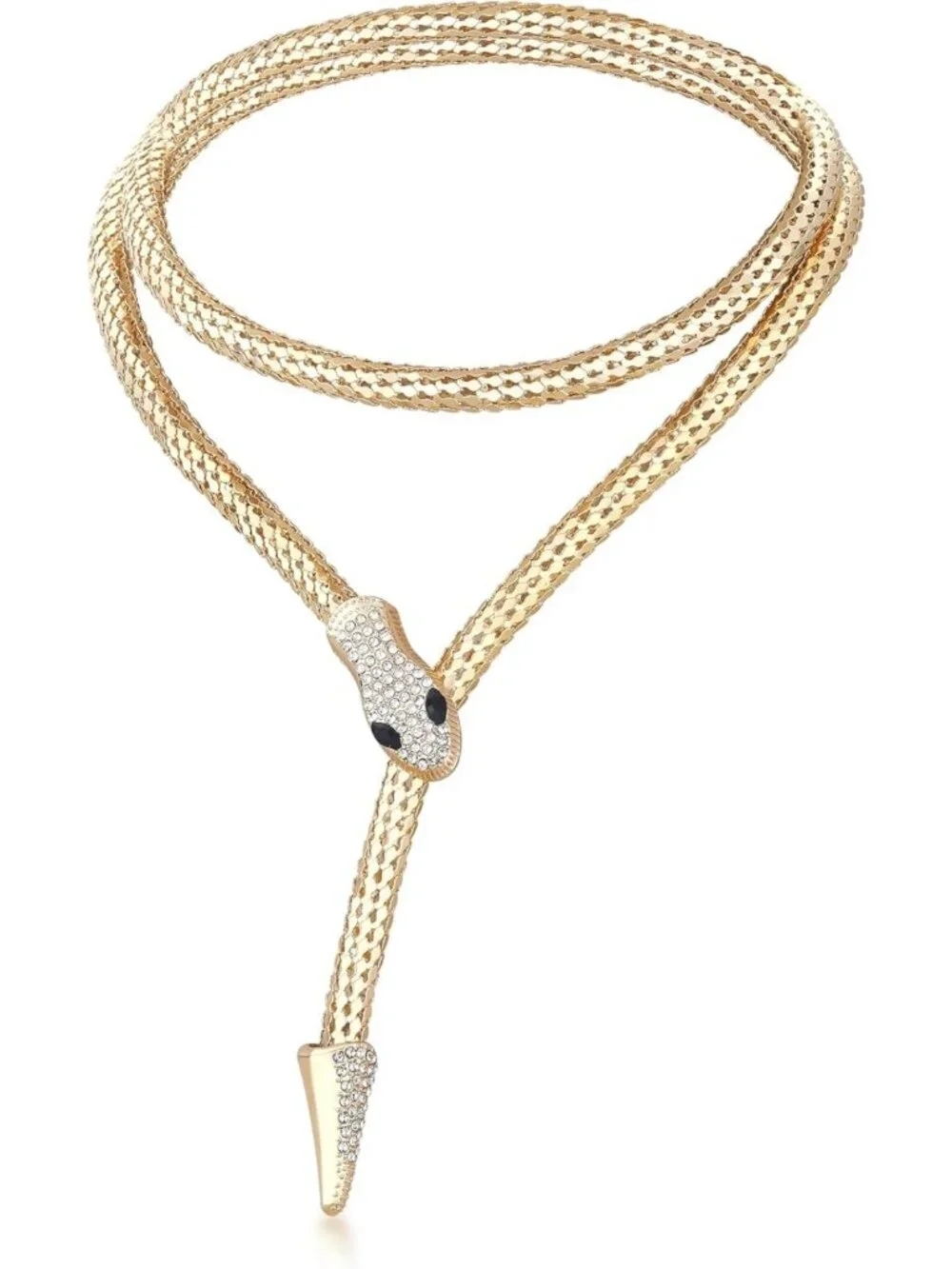Flexible Bendable Snake Chain Necklace & Bracelet - Multi-Purpose Punk Jewelry